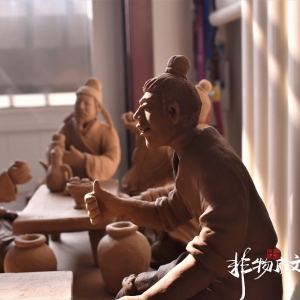 泥塑作品：古代人物（非物质文化遗产）